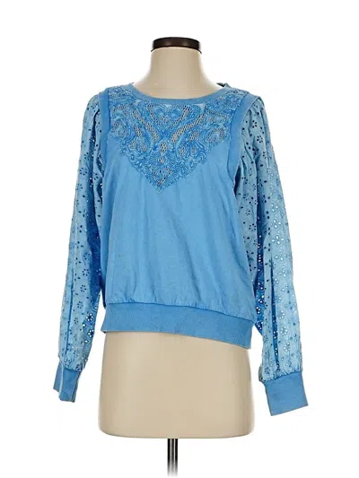 Pre-owned Pilcro Pullover Sweater In Blue