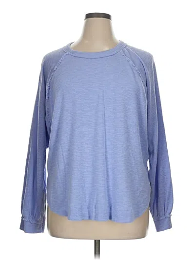 Pre-owned Pilcro Pullover Sweater In Blue