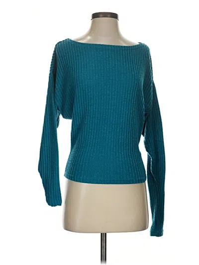 Pre-owned Pilcro Pullover Sweater In Blue
