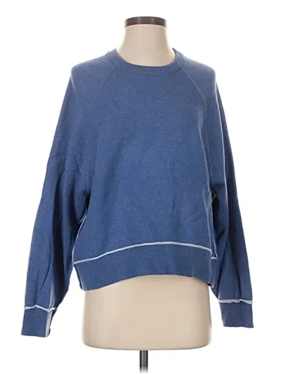 Pre-owned Pilcro Pullover Sweater In Blue
