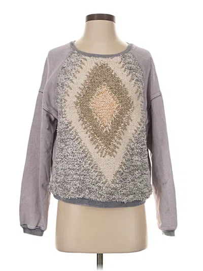 Pre-owned Pilcro Pullover Sweater In Gray