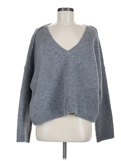 Pre-owned Pilcro Pullover Sweater In Gray