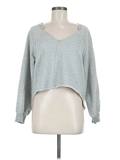 Pre-owned Pilcro Pullover Sweater In Gray