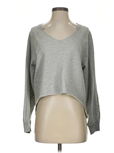 Pre-owned Pilcro Pullover Sweater In Gray