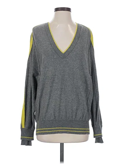 Pre-owned Pilcro Pullover Sweater In Gray