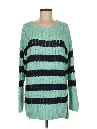 Pre-owned Pilcro Pullover Sweater In Green