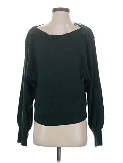 Pre-owned Pilcro Pullover Sweater In Green