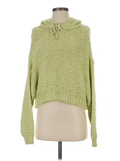 Pre-owned Pilcro Pullover Sweater In Green