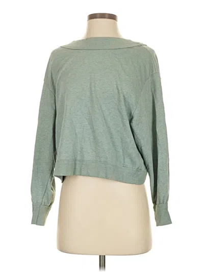 Pre-owned Pilcro Pullover Sweater In Green