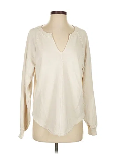 Pre-owned Pilcro Pullover Sweater In Ivory