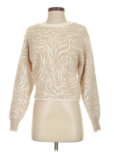 Pre-owned Pilcro Pullover Sweater In Ivory