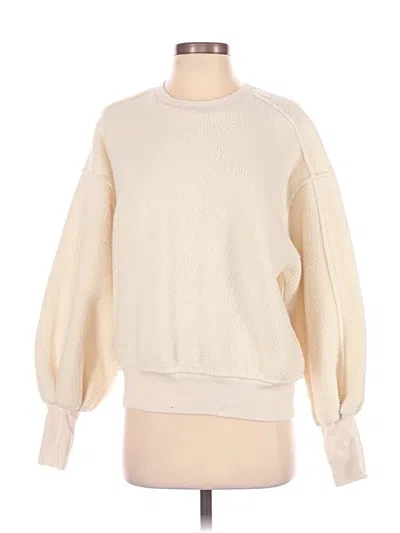 Pre-owned Pilcro Pullover Sweater In Ivory