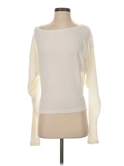 Pre-owned Pilcro Pullover Sweater In Ivory