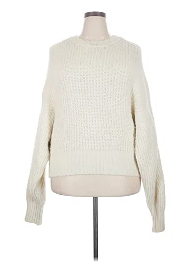Pre-owned Pilcro Pullover Sweater In Ivory