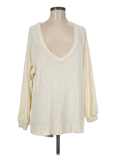 Pre-owned Pilcro Pullover Sweater In Ivory