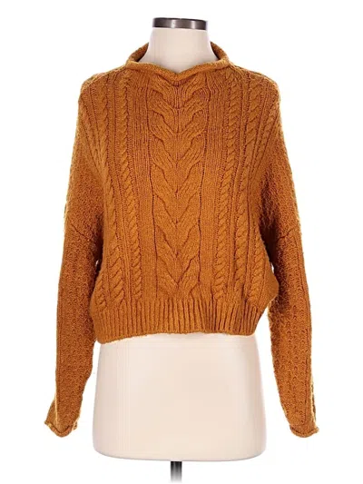 Pre-owned Pilcro Pullover Sweater In Orange