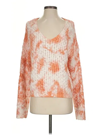 Pre-owned Pilcro Pullover Sweater In Orange
