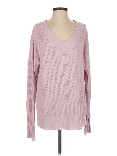 Pre-owned Pilcro Pullover Sweater In Pink