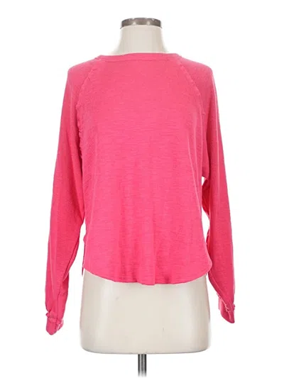 Pilcro Pullover Sweater In Pink