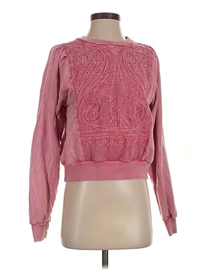 Pre-owned Pilcro Pullover Sweater In Pink