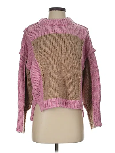 Pre-owned Pilcro Pullover Sweater In Pink