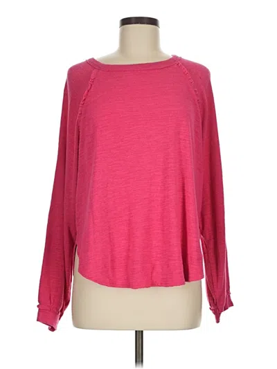 Pre-owned Pilcro Pullover Sweater In Pink
