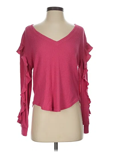 Pre-owned Pilcro Pullover Sweater In Pink