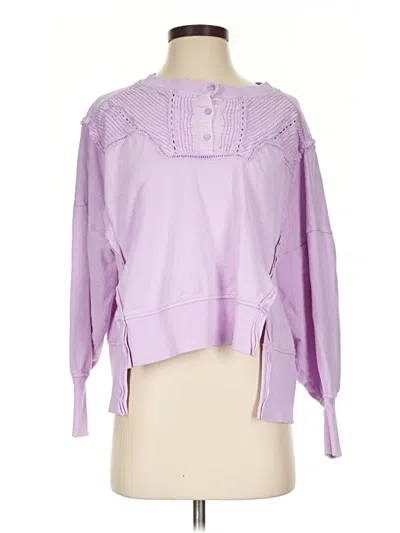Pre-owned Pilcro Pullover Sweater In Purple
