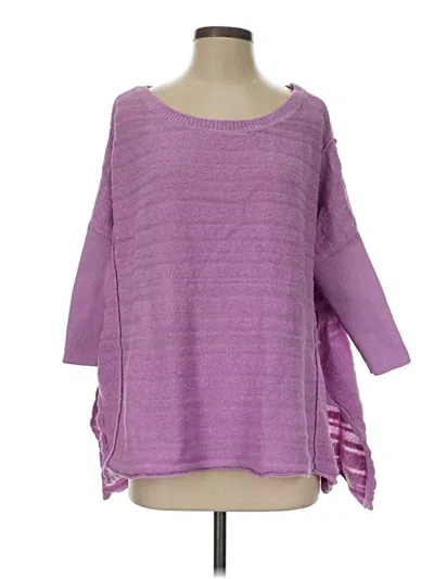Pre-owned Pilcro Pullover Sweater In Purple