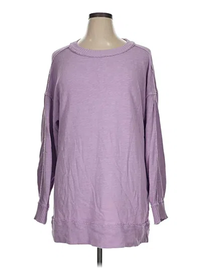 Pre-owned Pilcro Pullover Sweater In Purple