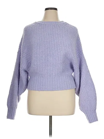 Pre-owned Pilcro Pullover Sweater In Purple