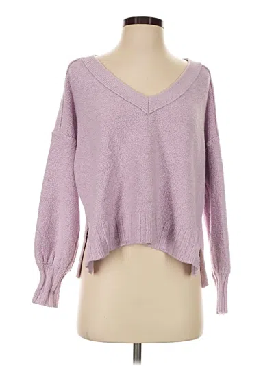 Pre-owned Pilcro Pullover Sweater In Purple