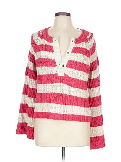 Pre-owned Pilcro Pullover Sweater In Red