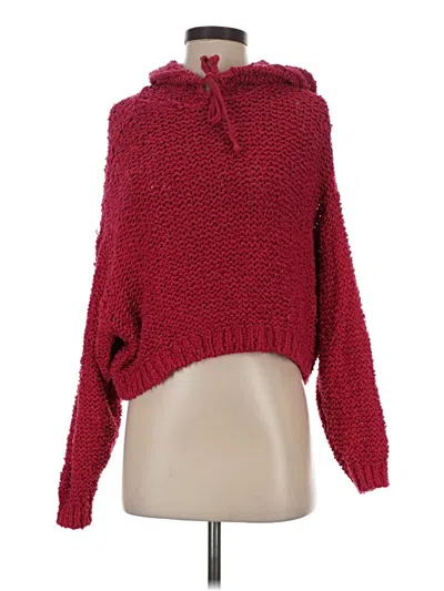 Pre-owned Pilcro Pullover Sweater In Red