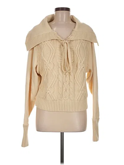 Pre-owned Pilcro Pullover Sweater In Tan