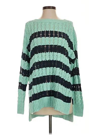 Pre-owned Pilcro Pullover Sweater In Teal