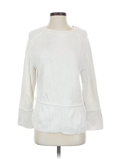 Pre-owned Pilcro Pullover Sweater In White