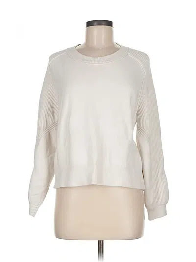Pre-owned Pilcro Pullover Sweater In White