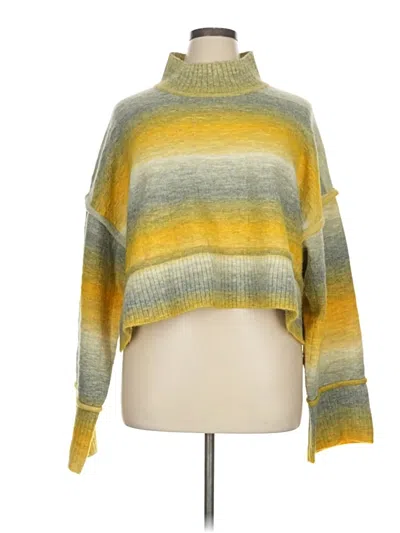 Pre-owned Pilcro Pullover Sweater In Yellow