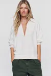Pilcro Pullover Sweatshirt In White