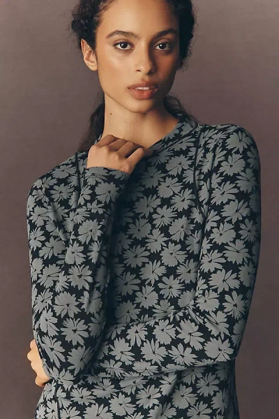 Pilcro Reconstructed Racer Tee In Gray