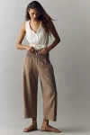 Pilcro Reese Smocked Pull-on Barrel Pants In Multi
