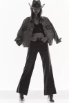 Pilcro Relaxed High-rise Full Flare Jeans In Blue
