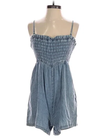 Pre-owned Pilcro Romper In Blue