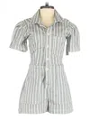 Pilcro Romper In Gray