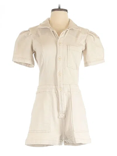 Pre-owned Pilcro Romper In Ivory