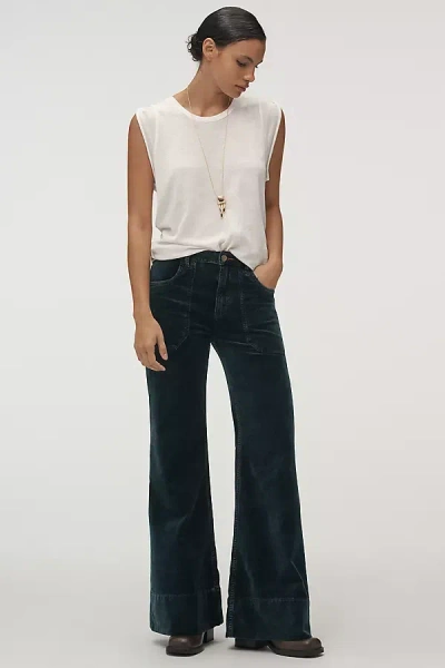 Pilcro Rylan High-rise Flare Jeans In Animal Print