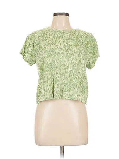 Pre-owned Pilcro Short Sleeve T-shirt In Green