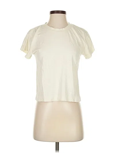 Pre-owned Pilcro Short Sleeve T-shirt In White