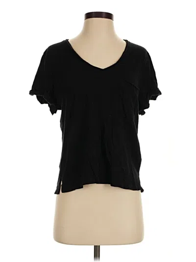 Pre-owned Pilcro Short Sleeve T-shirt In Black